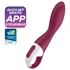 Satisfyer: Vibračné vzrušenie s ohrevom (červený)