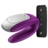 Satisfyer Double Fun - inteligentný pár vibrátor (fialová)