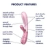 Satisfyer Hot Lover - inteligentný vibrátor (ružový)