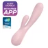 Satisfyer Mono Flex - inteligentný vodotesný vibrátor (jemne ružový)