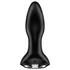 Satisfyer Rotator Plug 2 - akku anál vibrátor s perlami (čierny)