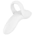Satisfyer Bold Lover - nabíjateľný vodeodolný prstový vibrátor (biely)