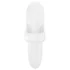 Satisfyer Bold Lover - nabíjateľný vodeodolný prstový vibrátor (biely)