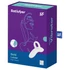 Satisfyer Bold Lover - nabíjateľný vodeodolný prstový vibrátor (biely)