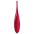 Satisfyer Twirling Fun - akumulátorový vodotesný vibrátor (červený)