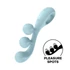Satisfyer Tri Ball 2 - multifunkčný vibrátor (mätový)