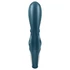Satisfyer Hug Me - inteligentný vibrátor s ramienkom (modrosivý)