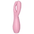 Satisfyer Threesome 3 - nabíjateľný klitorisový vibrátor (ružový)