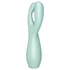Satisfyer Trojka 3 - nabíjací klitorisový vibrátor (mentol)