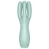 Satisfyer Trojka 3 - nabíjací klitorisový vibrátor (mentol)