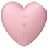 Satisfyer Cutie Heart - akumulátorový klitorisový vibrátor (ružový)