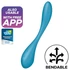 Satisfyer G-spot Flex 5 - inteligentný G-bod vibrátor (zelený)