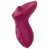 Satisfyer Exciterrr - rotujúci klitorisový vibrátor s perlami (červený)