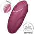 Satisfyer Tap & Climax 1 - 2v1 vibrátor a stimulátor klitorisu (červený)