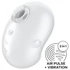 Satisfyer Cutie Ghost - akumulátorový dráždik klitorisu (biely)