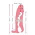Nature Skin - penis vec s umelou vaginou - 18cm (prírodná farba)