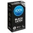 EXS Black - čierny latexový kondóm (12ks)