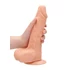 RealRock Dong 9 - realistické dildo s penisom (23 cm) - prírodné