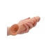 RealRock návlek na penis 21,5 cm - prirodný