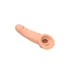 RealRock návlek na penis 21,5 cm - prirodný