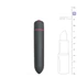 Easytoys Bullet - vodotesný mini vibrátor (čierny)
