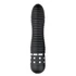 Easytoys Diamantový - rebrovaný vibrátor (čierny)