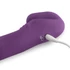 Easytoys - fialová bezpásková pripevniteľná vibrujúca hračka