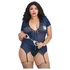 Dreamgirls Plus Size - kostým policajtky (modrý)